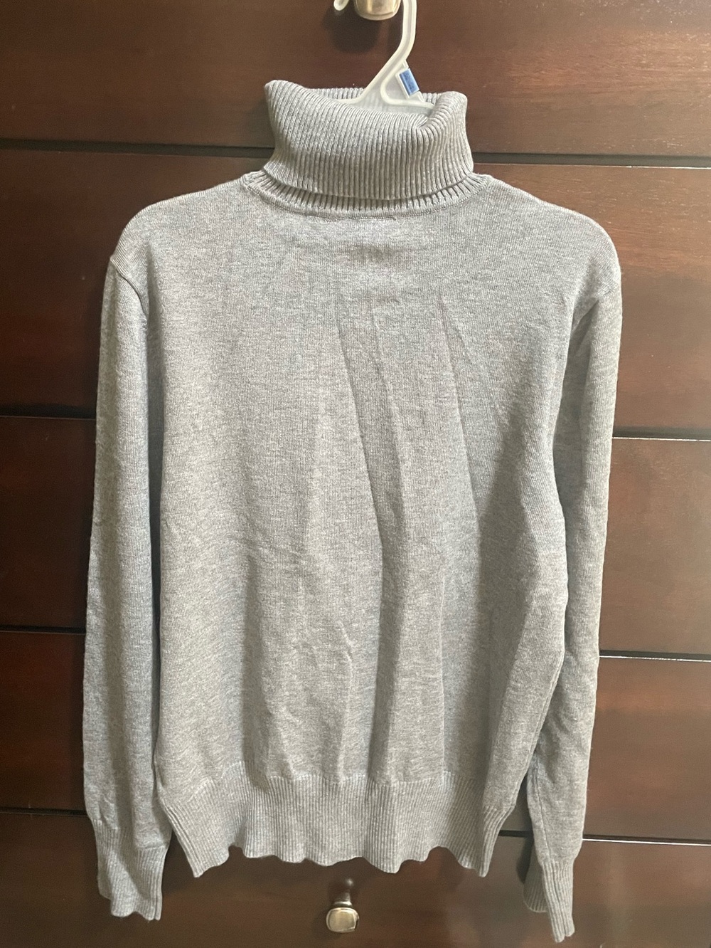 Gray Turtleneck Sweater